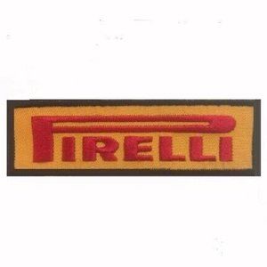 Pirelli Tire Embroidered Iron-On Sew-On Patch - NEW